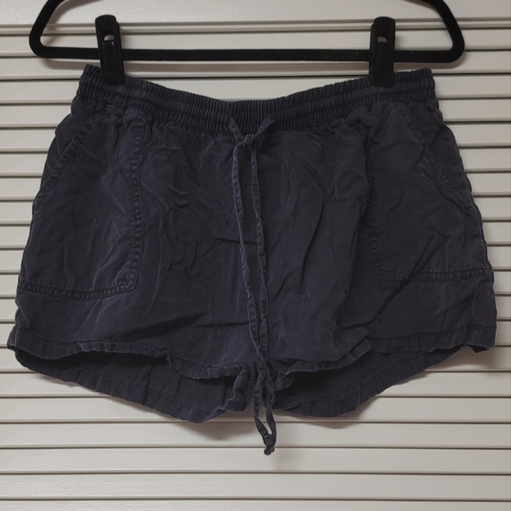 Cotton On - Greyish Blue Loose-Fit Loungewear Shorts With Pockets & Drawstring